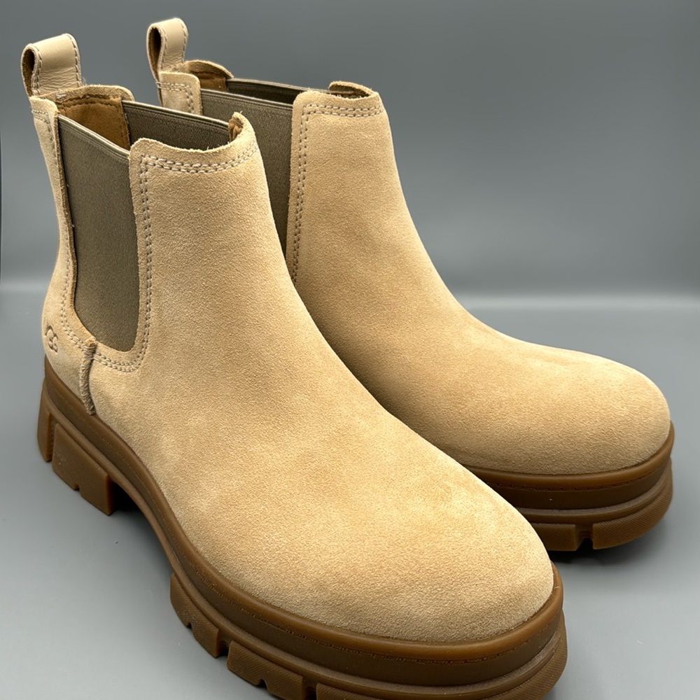 UGG Tan Suede Ankle Boots